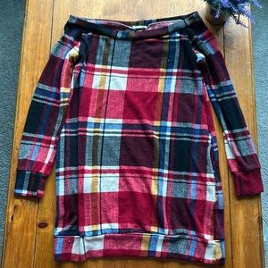 Viamor plaid dress size small.